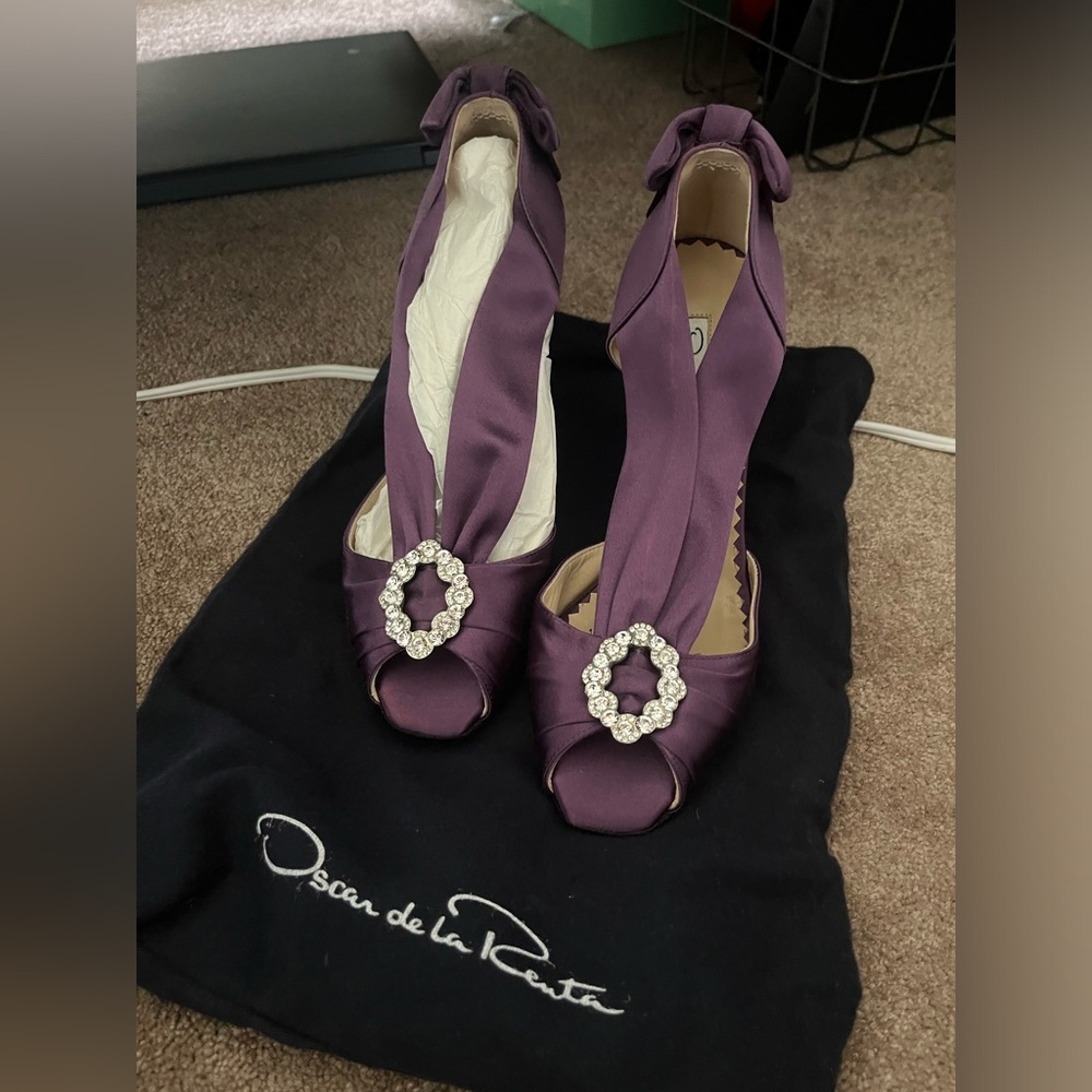 Oscar de la Renta heels